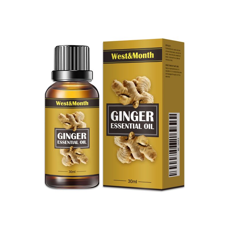 West&Montreal Ginger Firming Gentle Care For Daily Body Relaxation And Muscle Massage Essential Oil_voghion.com