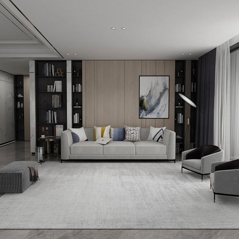 Dzīvojamās istabas paklājs Mūsdienīga vienkārša guļamistabas istaba ar pilnu gultu liels grīdas paklājiņš mājas dīvāna kafijas galda sega_voghion.com