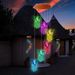 Neu Outdoor Solar Wind Chime Licht LED Bunte Gradienten Fee Engel Wind Chime Licht Rot Shell Engel_voghion.com