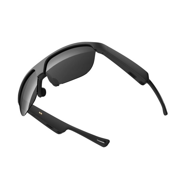 Private Model G02 Tws Wireless Bluetooth Smart Glasses Black Technology Non In Ear Open Sunglasses Headphones_voghion.com