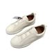Neu Pure Original Neue Pure Original Z Marke Keine-Krawatte männer Sneakers Echtes Leder Low-Top Weiß Faul Elastische Band slip-On Fahren Schuhe_voghion.com