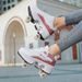 Deformed Four Wheeled Running Shoes That Can Walk And Skate Wheel Shoes New Roller Skates Roller Skates_voghion.com