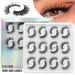 European And American 3D Stereo Artificial Fiber False 12 Pairs Laser Box Short Style 5-15mm Eyelashes_voghion.com