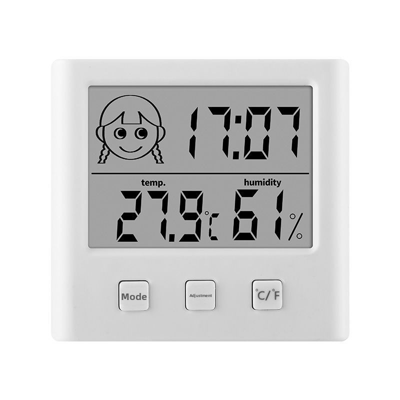 Home Indoor Hochpräzises elektronisches Digitaldisplay-Thermometer-Hygrometer zur Wandmontage kann im Babyzimmer platziert werden_voghion.com