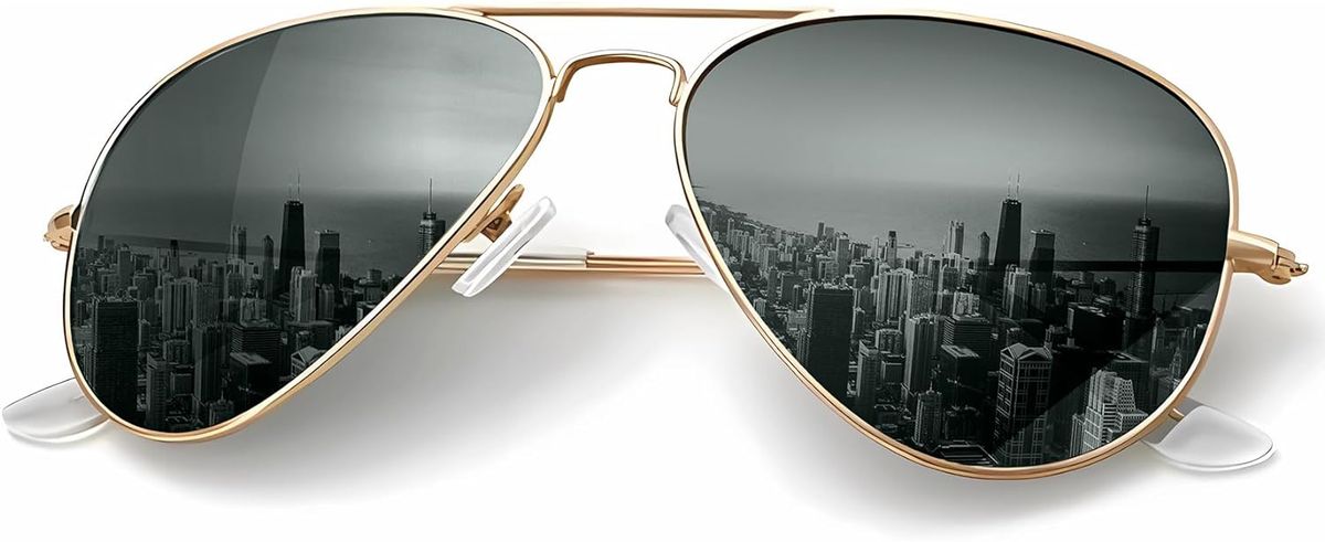 Occhiali da sole da aviatore classici KALIYADI per uomo e donna, occhiali da sole per la guida, lenti polarizzate, protezione UV_voghion.com
