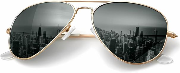 Occhiali da sole da aviatore classici KALIYADI per uomo e donna, occhiali da sole per la guida, lenti polarizzate, protezione UV_voghion.com