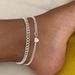 Fashion Double Layer Simple Personality Punk Style Anklet Niche Design Chain Multi-layer_voghion.com
