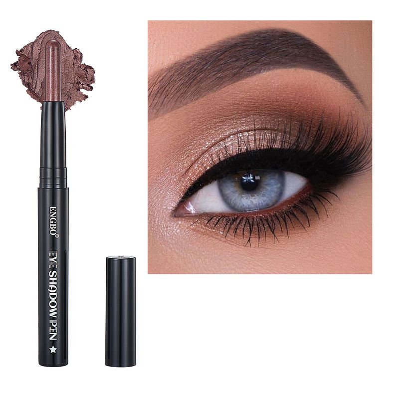 ENGBO Neuer einfarbiger, lang anhaltender, leicht aufzutragender Make-up-Lidschattenstift für den täglichen Gebrauch_voghion.com
