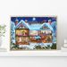 RUOPOTY Oil Paint By Numbers Handmade Picture Drawing Christmas House Scenery Painting Numbers Home Decor_voghion.com