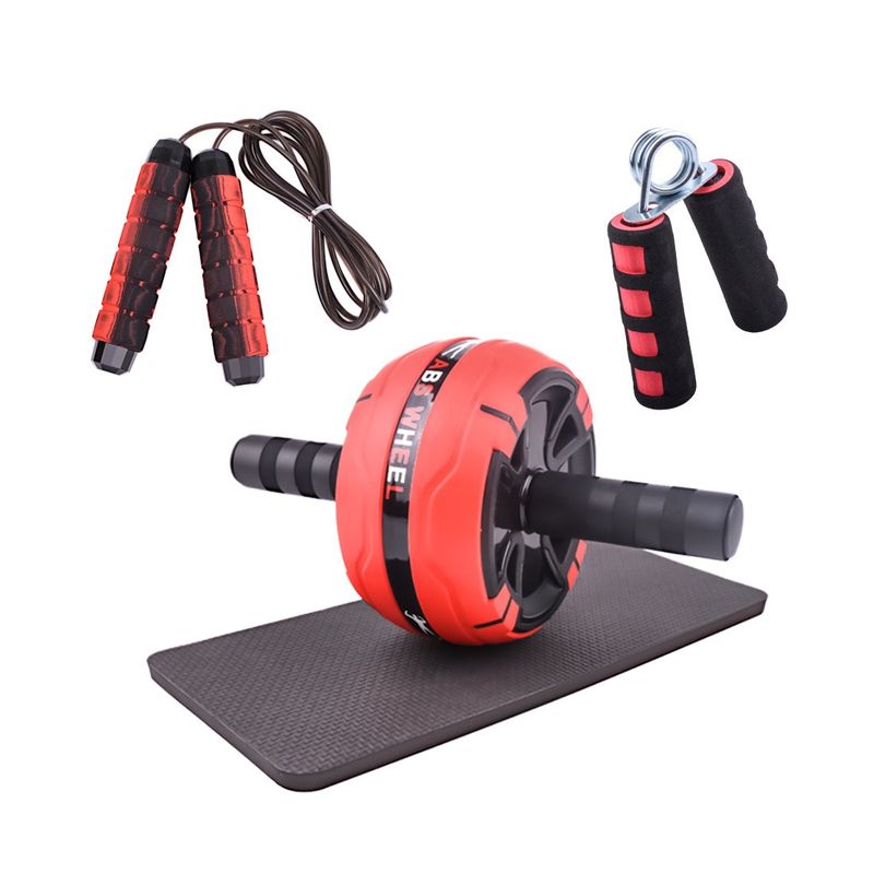 Enkelwiel Abdominal Wheel Combinatieset Home Fitness 7-delige Set Abdominal Wheel Gripper Uitgebreide Training_voghion.com