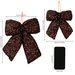 Glitter Bow Christmas Tree Ornaments – Elegant Holiday Decor For Xmas, Weddings & Parties (Large/Small, 6 Colors)_voghion.com