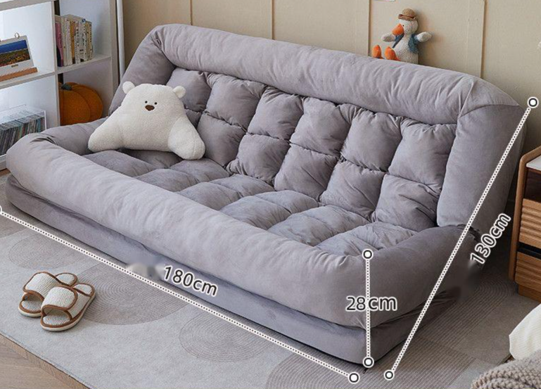 Poltrona reclinabile pigra per dormire, piccola camera da letto singola, divano doppio Tatami, letto gigante multifunzionale per cani._voghion.com