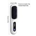 new LCD USB charging ceramic heating electric comb hair straightener wireless portable mini straight hair comb_voghion.com
