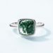 Neuer Sugar Tower Ring aus natürlichem Wassergras-Achat, S925 Silber, eingelegter grüner Moosstein-Fingerring, einfache Anpassung_voghion.com