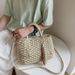 Ethnic Style Woven Basket New Summer Straw Vacation Pearl Tassel Hollow Handbag Shoulder Bag For Women_voghion.com
