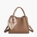 Simple Solid Color Womens Vegetable Bucket Retro Y Handbag Silk Scarf Horizontal Bag 240826_voghion.com