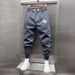 Men's Clothing Pants Men's Trendy Loose Sweatpants Versatile Skinny Pants Harem Pants Cuffed Sports Pants_voghion.com