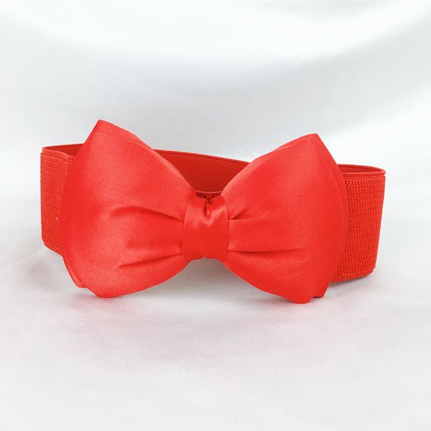 Breiter elastischer Damenbund mit Schleifendekoration für Daunenjacke, modisches Gürtel-Accessoire_voghion.com