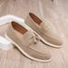 SHLIANG Fashion Plus Size Men's Shoes Retro British Style Slip-On Loafers Casual Soft Bottom Lazy Man's Shoes Breathable Round Toe Non-Leather Y0665_voghion.com