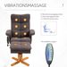 Sedia relax per massaggi con massaggio e forza, sedia relax con funzione massaggio 145° neigung, braun in poliestere_voghion.com