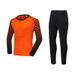 Ensemble maillot et pantalon de gardien de but unisexe - Kit d'entraînement de football en polyester respirant pour adultes et jeunes (plusieurs couleurs et tailles)_voghion.com