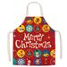 Cartoon Christmas Day, Cotton And Linen Apron Resistant To Dirt And Easy To Clean_voghion.com