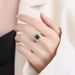 Anelli e accessori di gioielli con zirconi color smeraldo in streaming live più venduti_voghion.com