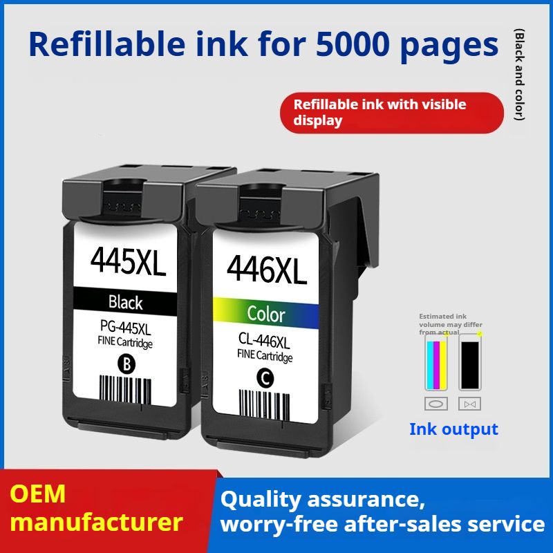 Geeignet für Canon 445 446 Tintenpatrone MG2540 2440 3040 IP2840 TS3140 3440 Drucker_voghion.com