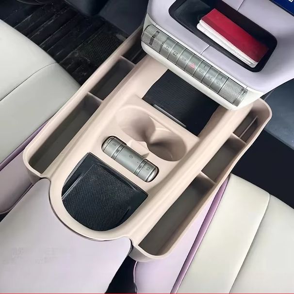 For BYD Dolphin 2023 Car Central Control Silicone Pad W/ Storage Bag Gear Shift Protective Cover Car Interior Storage Organizer_voghion.com