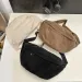 Große Kapazität Taille Tasche Frauen Schulter Umhängetaschen Casual Fanny Pack Einfache Telefon Geldbörse Cord Damen Banane_voghion.com