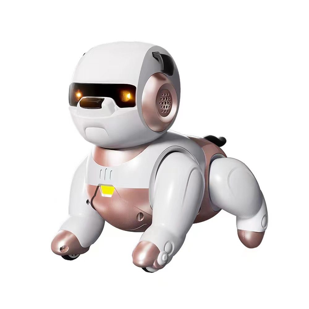 Offre spéciale de chien robot intelligent à commande vocale pour enfants, jouet créatif et tactile à détection de danse_voghion.com