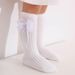 Toddler Girls Clothing long socks baby baby love bow small fragrance style _voghion.com