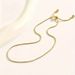 Adjustable Rope Shrink Snake Bone Chain Simple Elegant Beach Summer Party Anklet Jewelry_voghion.com
