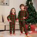Karo Chrëschtdagsfamilljekostüm mat Drock Homewear Pyjama Set_voghion.com