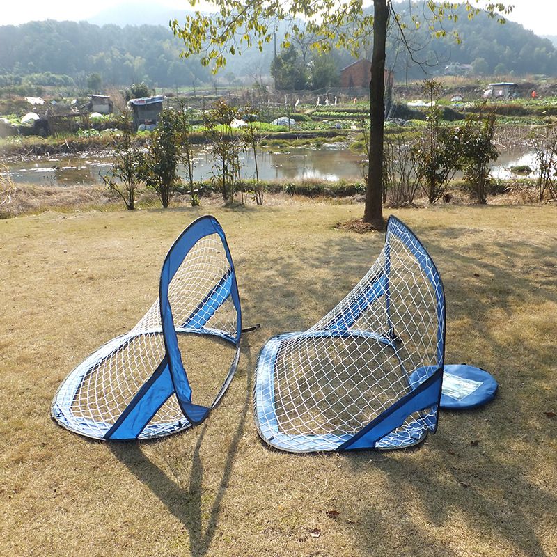 2-In-1 Quick-Setup Soccer Goal For Kids - Foldable Portable Football Net With Large Mesh For Training & Family Games​_voghion.com