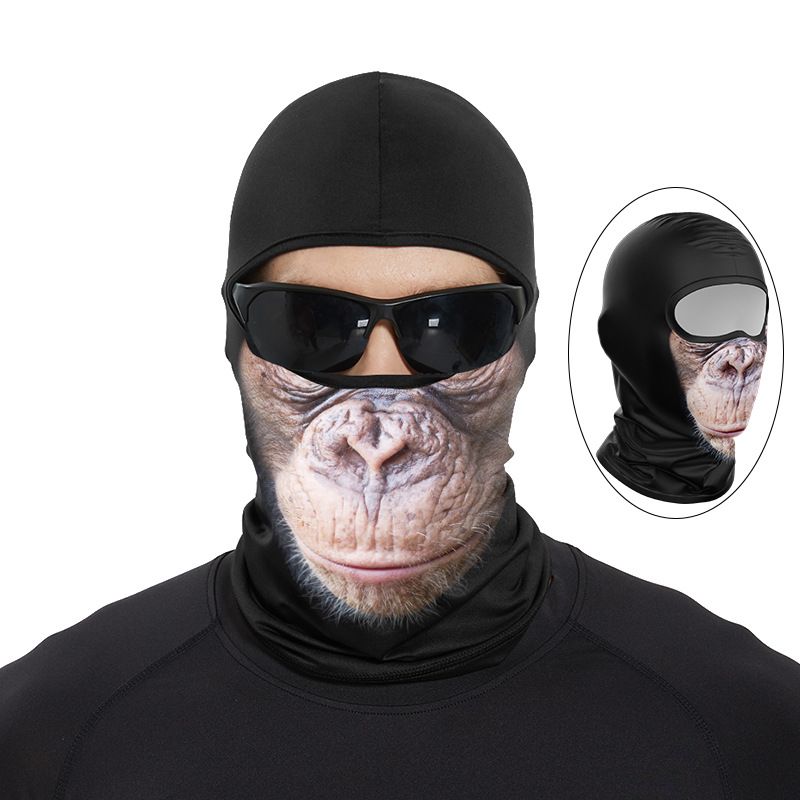 Sommer Motorrad Sonnenschutz Eisseide Kopfbedeckung Herren Outdoor Fahrradhelm Innenhut Windschutz Staubdichte Reitmaske_voghion.com