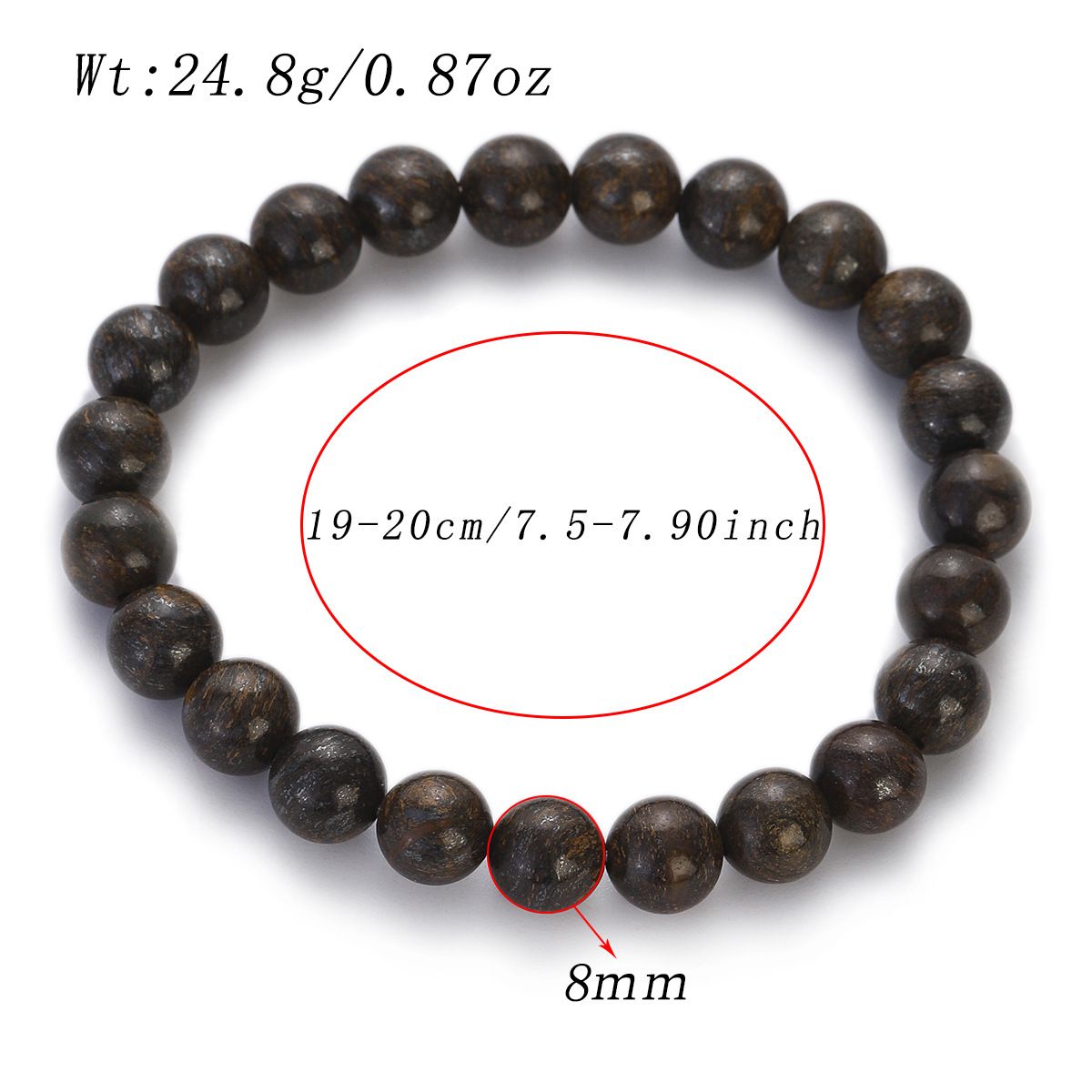 Neu Stein Jade Perlen Perlen Bunte Natürliche Chalcedon Achat Armband_voghion.com