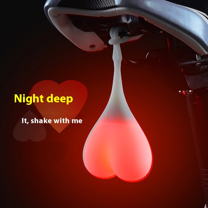 Night cycling, personalized taillights, headlights, mountain bikes, egg shaped lights, equipment, cycling equipment_voghion.com