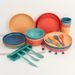 Eco-Friendly Wheat Straw Dinnerware Set – 32-Piece Reusable Plates, Bowls, Cutlery For Home & Travel | Microwave Safe, BPA-Free_voghion.com