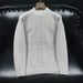 Men's Chunky Knit Sweater - Winter Cable Knit Pullover With Round Neck, Long Sleeve, Oversized Fit, White & Beige (Sizes M-3XL)_voghion.com