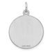 SS Rh-plt Engraveable Round Patterned Polished Front/Satin Back Disc_voghion.com
