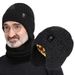 Winter Warm In The Elderly Hat Dad Grandfather Man Ear Protector Old Man Thickened Knitted Wool Hat Man_voghion.com