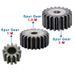 1 Stück Stirnradgetriebe 1M60/61/62/63/64/65/66/67T Grobloch 8mm Rad 45# Kohlenstoffstahl Material Motorgetriebe Gesamthöhe 10mm_voghion.com