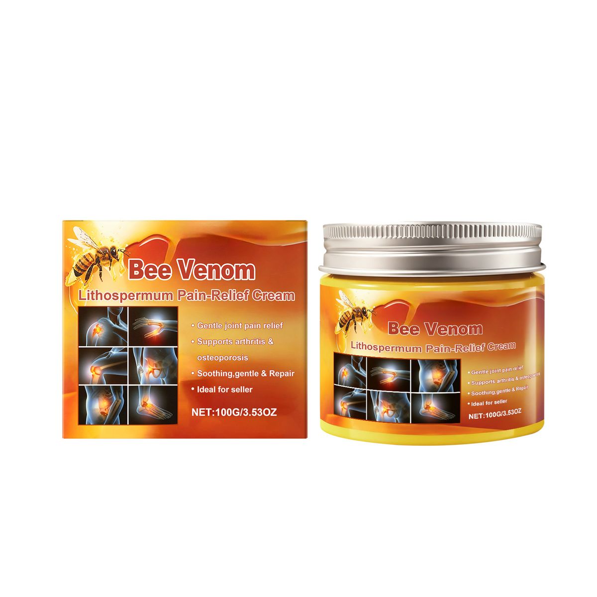Partial Bee Venom External Application Gentle Care Knee Wrist Body Massage Comfort Cream_voghion.com