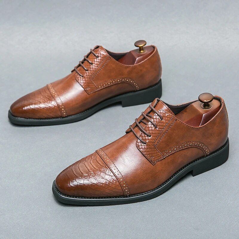 Kostenleistung Golden Sapling Hochzeit für Männer Mode Weiß Leder Oxfords Herren Formelle Schuhe Casual Business Flats Kleid Pty_voghion.com