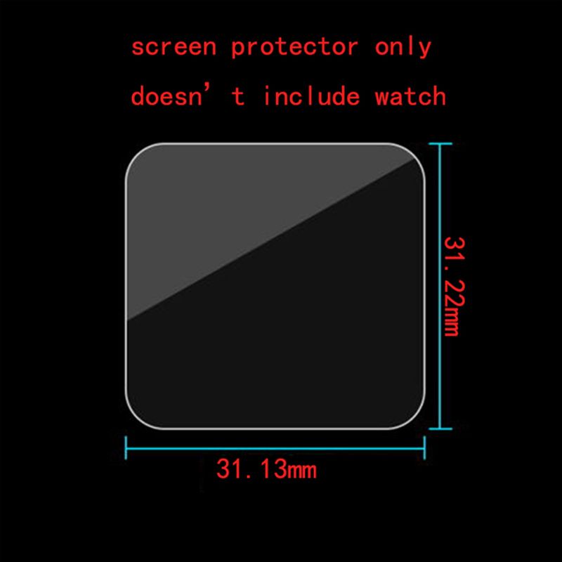 Anti-fingerprint 0.26mm Square Hd Tempered Glass Screen Protector Protective Film For Fitbit Versa Smart Watch Explosion-proof_voghion.com