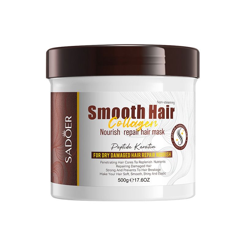 Full English Collagen Protein Smooth Hair Mask SADOER Nourishing Volumizing Conditioner_voghion.com