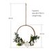 Nordic Style Simulation Wreath Wall Decoration Floral Photography Props_voghion.com