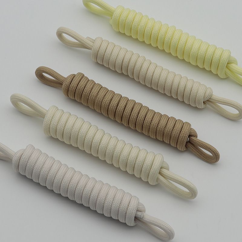 VETERS Polyester Klassieke 5mm Ronde Effen Schoenveters_voghion.com