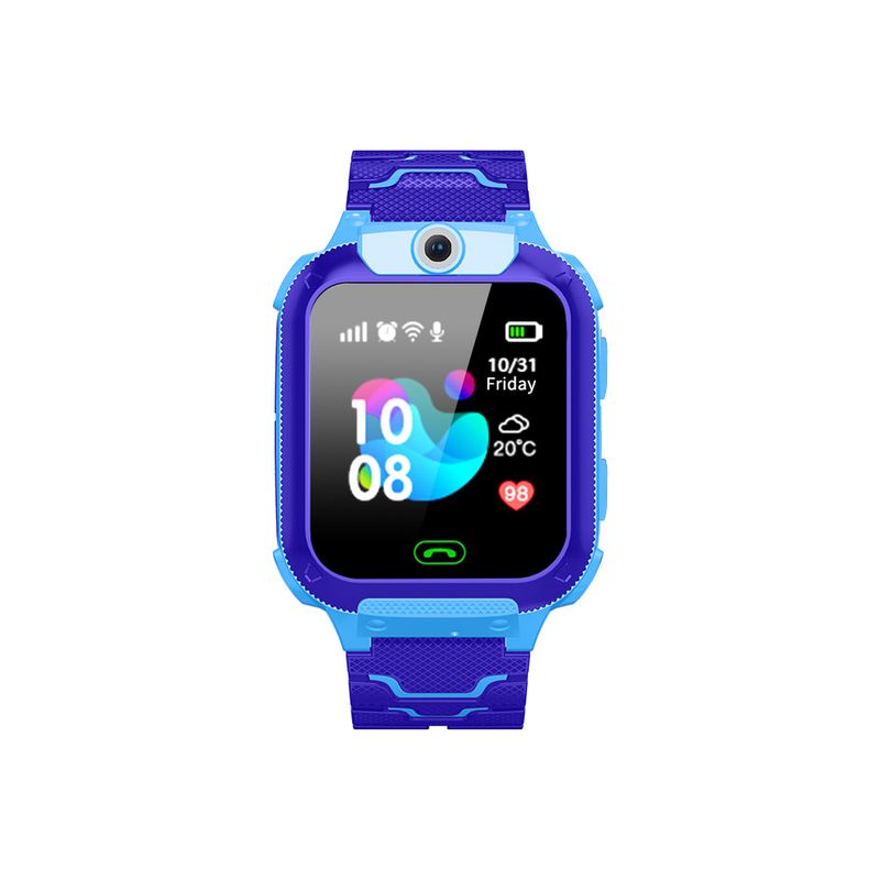 Reloj inteligente antipérdida con posicionamiento de teléfono Sos Lbs, rastreador de llamadas SIM, IP67, regalo para niños y niñas, reloj inteligente Q12_voghion.com